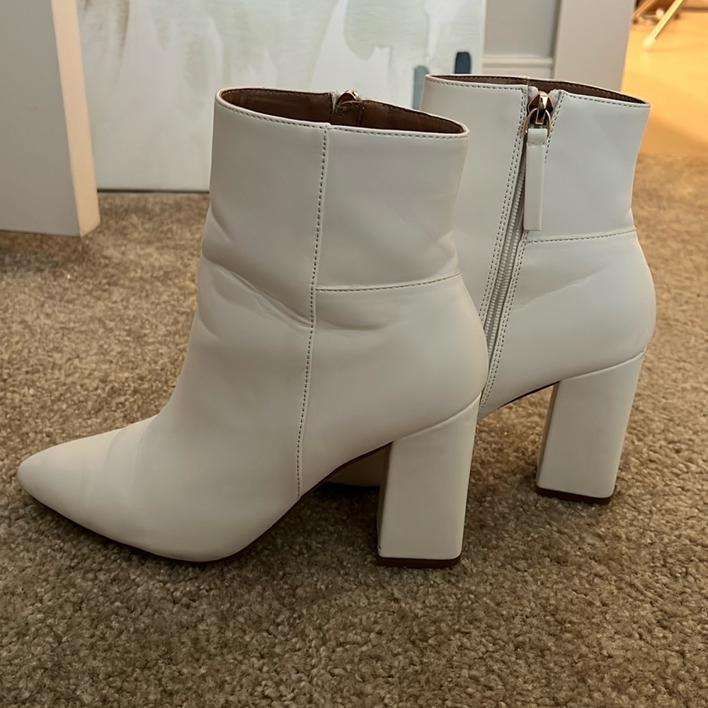 Madden Girl White Finley Bootie